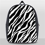 Zebra Skin 1 School Bag (Large)