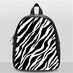 Zebra Skin 1 School Bag (Small)