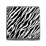 Zebra Skin 1 Memory Card Reader with Storage (Square)