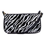 Zebra Skin 1 Shoulder Clutch Bag