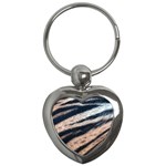 Tiger Skin Key Chain (Heart)