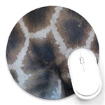 Giraffe Skin Round Mousepad