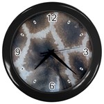 Giraffe Skin Wall Clock (Black)