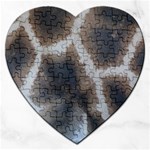 Giraffe Skin Jigsaw Puzzle (Heart)