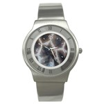 Giraffe Skin Stainless Steel Watch