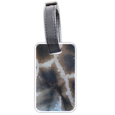 Giraffe Skin Luggage Tag (one side) from ArtsNow.com Front