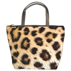 Leopard Skin Bucket Bag from ArtsNow.com Front