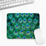 Peacock Feather 1 Small Mousepad