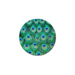 Peacock Feather 1 Golf Ball Marker (10 pack)