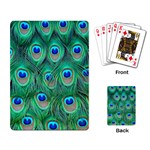 Peacock Feather 1 Playing Cards Single Design