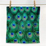 Peacock Feather 1 Face Towel