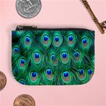 Peacock Feather 1 Mini Coin Purse