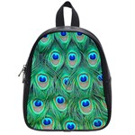 Peacock Feather 1 School Bag (Small)