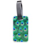 Peacock Feather 1 Luggage Tag (two sides)