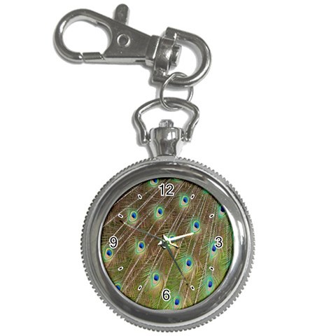 Peacock Feathers 2 Key Chain Watch from ArtsNow.com Front