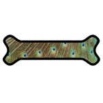 Peacock Feathers 2 Magnet (Dog Bone)