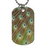 Peacock Feathers 2 Dog Tag (One Side)