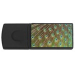 Peacock Feathers 2 USB Flash Drive Rectangular (4 GB)