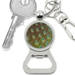 Peacock Feathers 2 Bottle Opener Key Chain