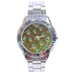 Peacock Feathers 2 Stainless Steel Analogue Men’s Watch