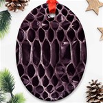 Snake Skin 3 Ornament (Oval)