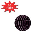 Snake Skin 3 1  Mini Button (10 pack) 