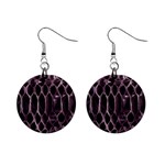 Snake Skin 3 1  Button Earrings