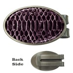 Snake Skin 3 Money Clip (Oval)