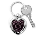 Snake Skin 3 Key Chain (Heart)