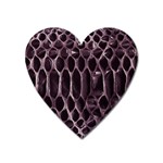 Snake Skin 3 Magnet (Heart)