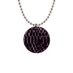 Snake Skin 3 1  Button Necklace