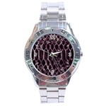Snake Skin 3 Stainless Steel Analogue Men’s Watch