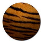 Tiger Skin 2 Round Mousepad