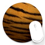 Tiger Skin 2 Round Mousepad