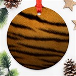 Tiger Skin 2 Ornament (Round)