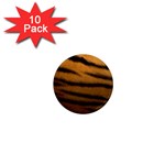 Tiger Skin 2 1  Mini Magnet (10 pack) 