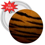 Tiger Skin 2 3  Button (10 pack)