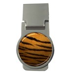 Tiger Skin 2 Money Clip (Round)