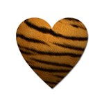 Tiger Skin 2 Magnet (Heart)