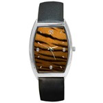 Tiger Skin 2 Barrel Style Metal Watch