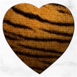 Tiger Skin 2 Jigsaw Puzzle (Heart)
