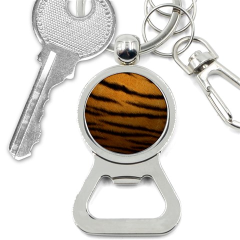 Tiger Skin 2 Bottle Opener Key Chain from ArtsNow.com Front