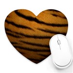 Tiger Skin 2 Mousepad (Heart)