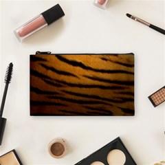 Tiger Skin 2 Cosmetic Bag (Small) from ArtsNow.com Front