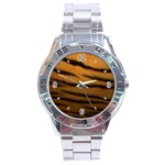 Tiger Skin 2 Stainless Steel Analogue Men’s Watch