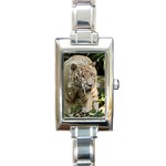 Tiger 2 Rectangular Italian Charm Watch