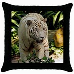 Tiger 2 Throw Pillow Case (Black)