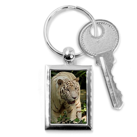 Tiger 2 Key Chain (Rectangle) from ArtsNow.com Front