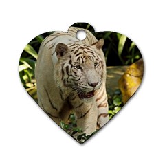 Tiger 2 Dog Tag Heart (Two Sides) from ArtsNow.com Back