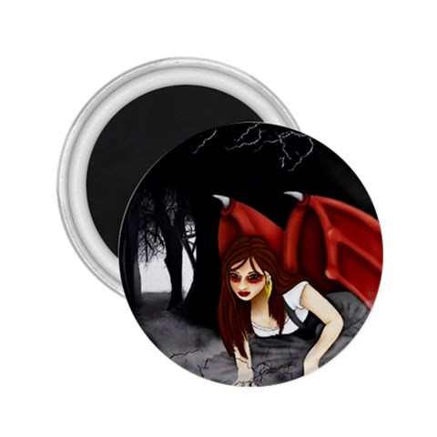 Crimson Wings 2.25  Magnet from ArtsNow.com Front